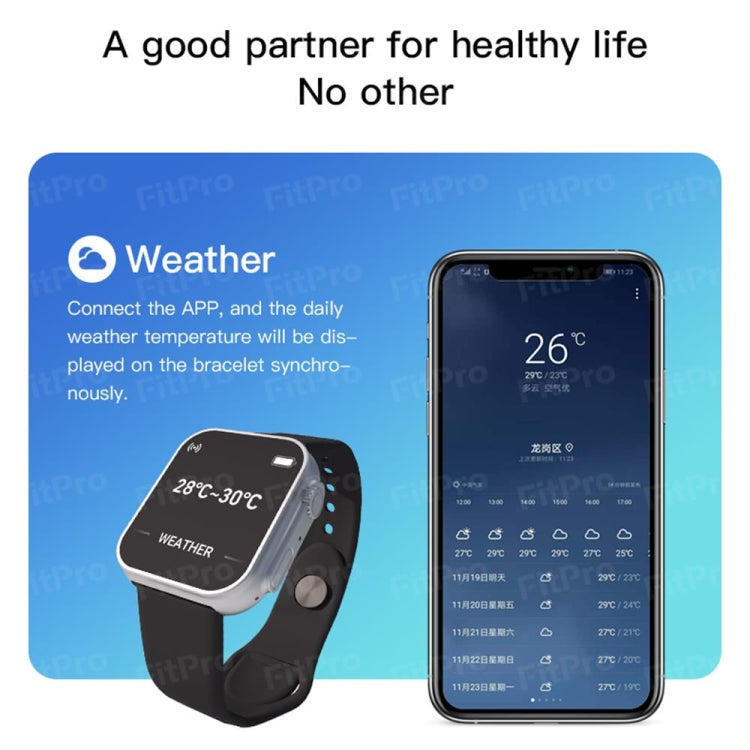 D20 Ultra 1.44 inch Color Screen Smart Watch,Support Heart Rate Monitoring / Blood Pressure Monitoring(Black)