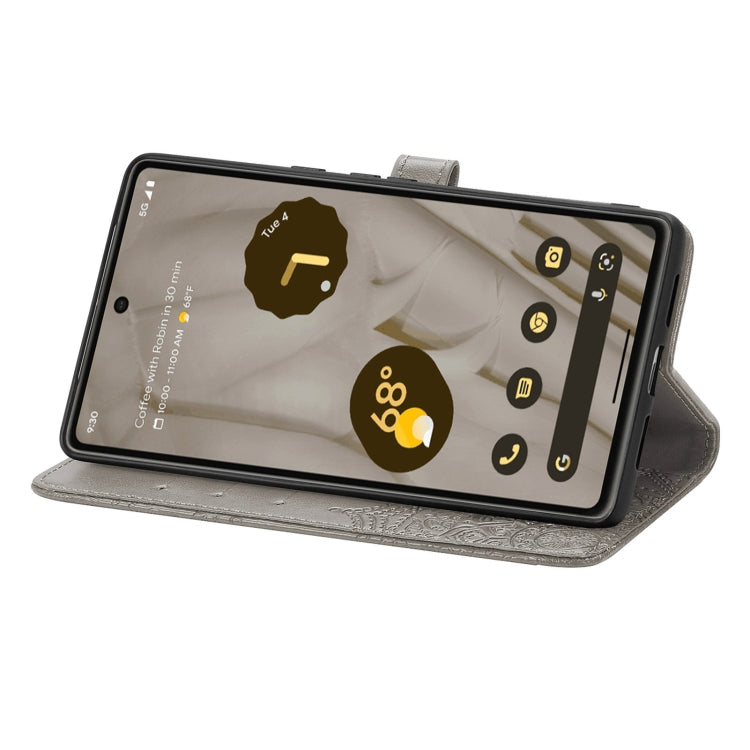 For Google Pixel 7A Mandala Flower Embossed Leather Phone Case