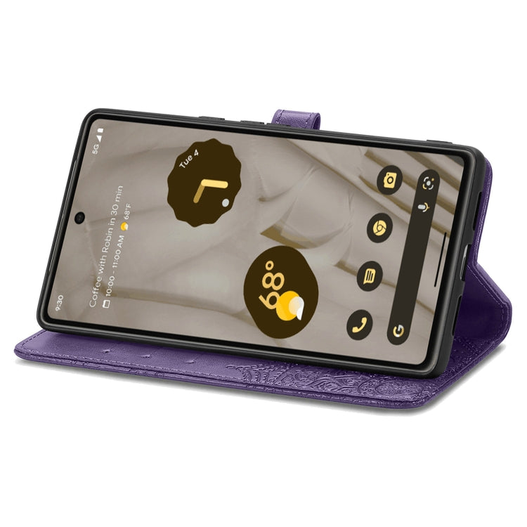 For Google Pixel 7A Mandala Flower Embossed Leather Phone Case