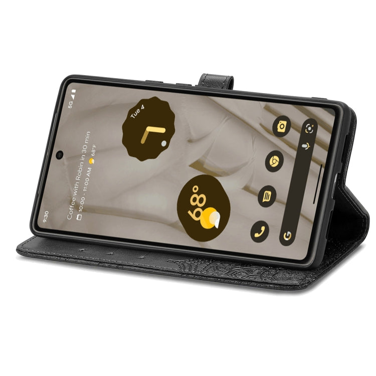 For Google Pixel 7A Mandala Flower Embossed Leather Phone Case