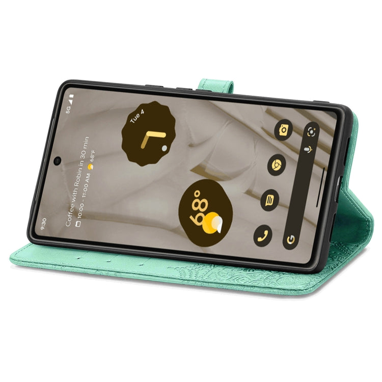 For Google Pixel 7A Mandala Flower Embossed Leather Phone Case