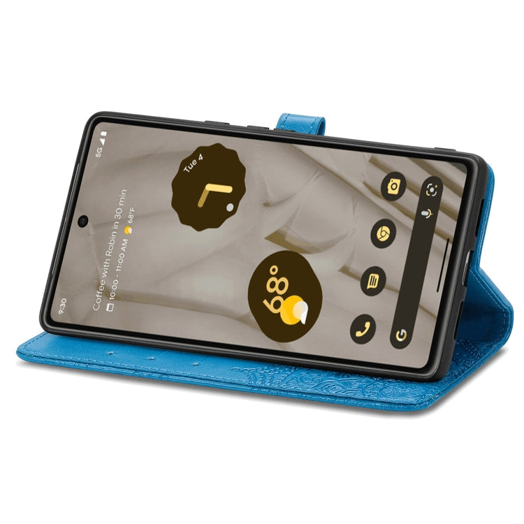 For Google Pixel 7A Mandala Flower Embossed Leather Phone Case