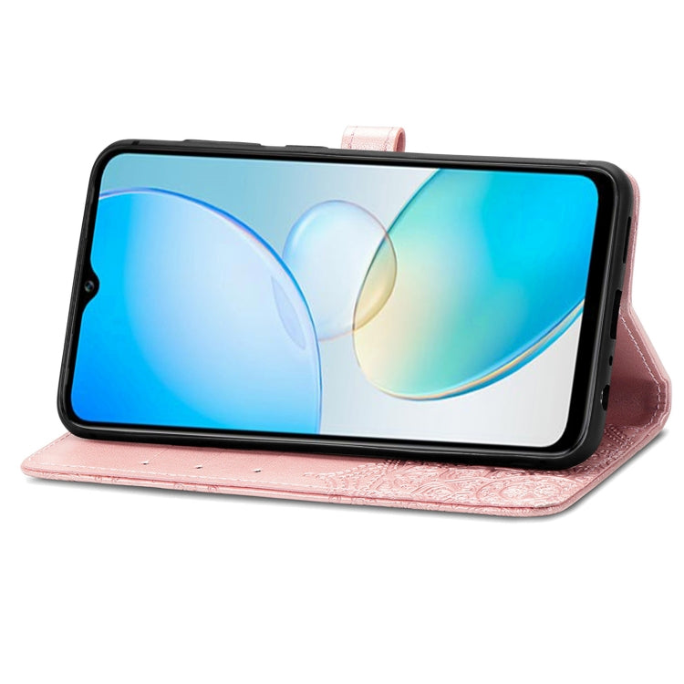 For Infinix Hot 12 Pro Mandala Flower Embossed Leather Phone Case