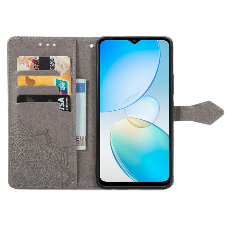 For Infinix Hot 12 Pro Mandala Flower Embossed Leather Phone Case