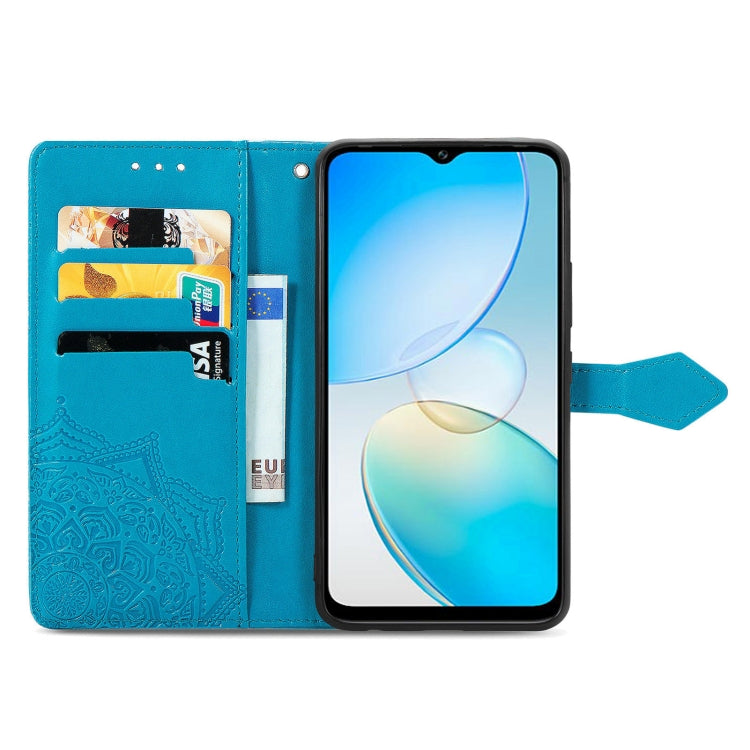 For Infinix Hot 12 Pro Mandala Flower Embossed Leather Phone Case