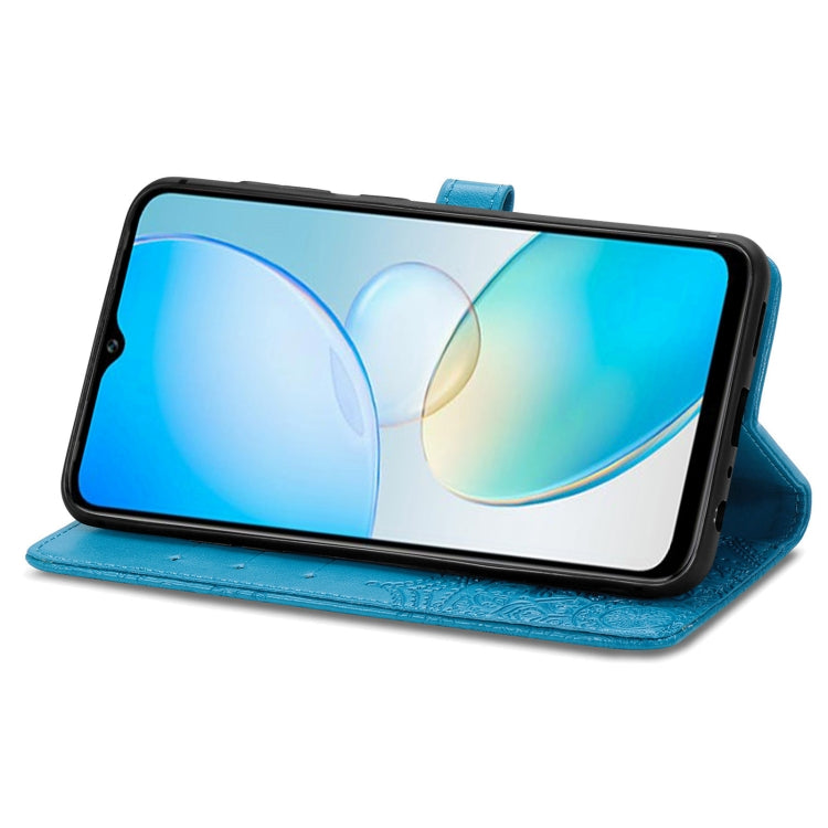 For Infinix Hot 12i Mandala Flower Embossed Leather Phone Case