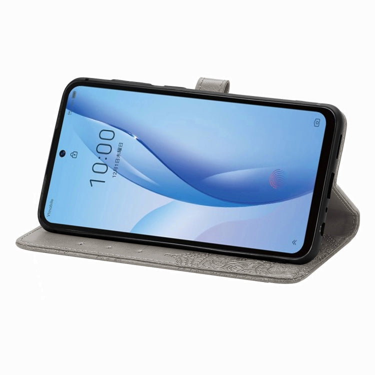 For ZTE Libero 5G III Mandala Flower Embossed Leather Phone Case