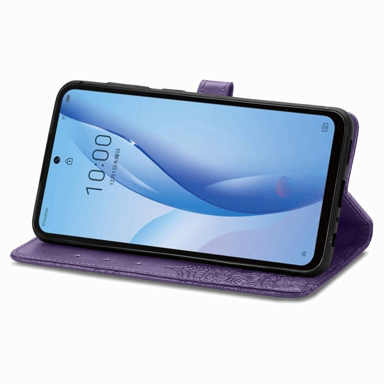 For ZTE Libero 5G III Mandala Flower Embossed Leather Phone Case