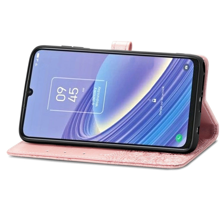 For TCL 40 SE Mandala Flower Embossed Leather Phone Case