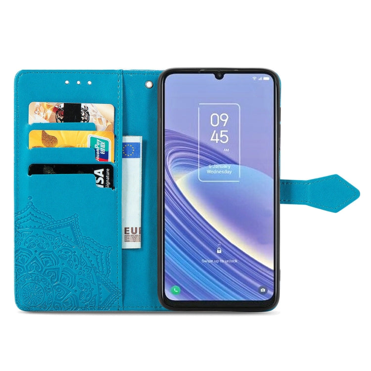 For TCL 40 SE Mandala Flower Embossed Leather Phone Case