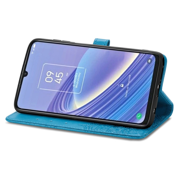 For TCL 40 SE Mandala Flower Embossed Leather Phone Case