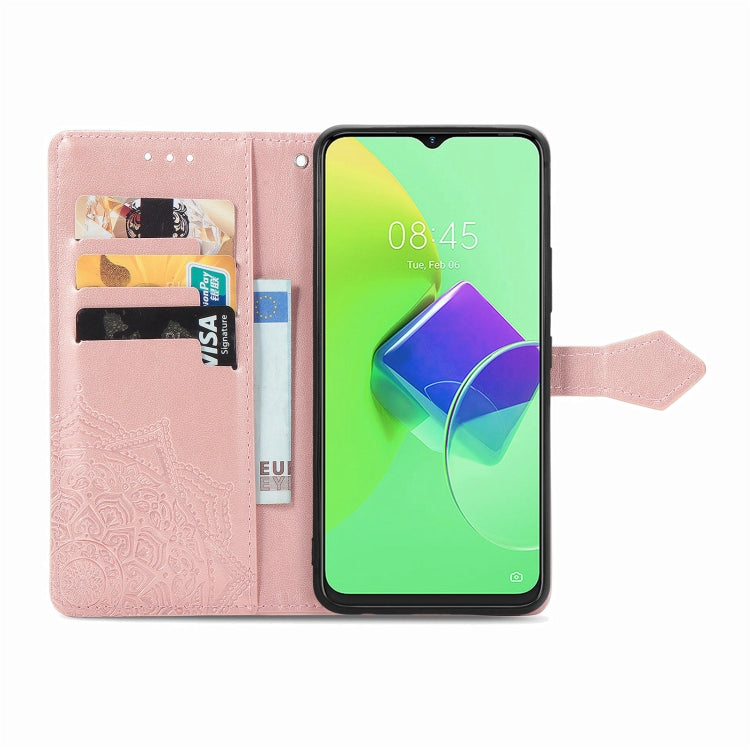 For Tecno Spark 9 Pro Mandala Flower Embossed Leather Phone Case