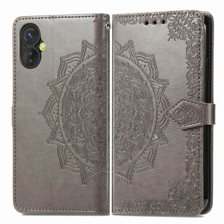 For Tecno Spark 9 Pro Mandala Flower Embossed Leather Phone Case