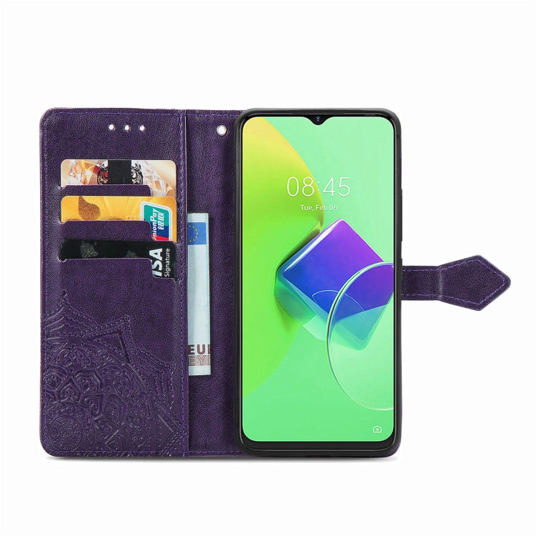For Tecno Spark 9 Pro Mandala Flower Embossed Leather Phone Case