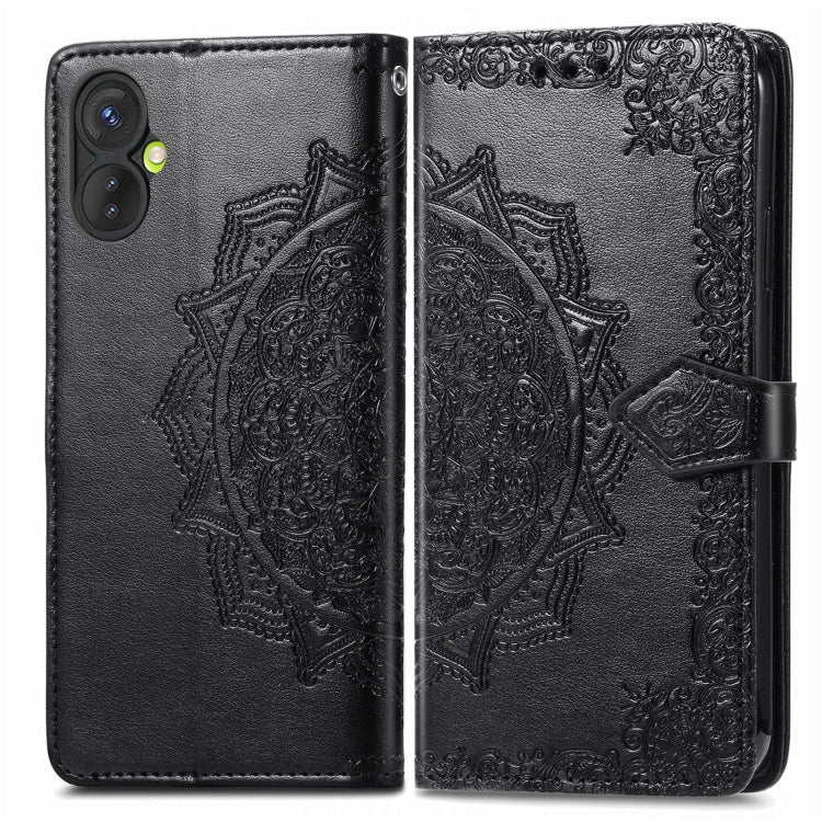 For Tecno Spark 9 Pro Mandala Flower Embossed Leather Phone Case