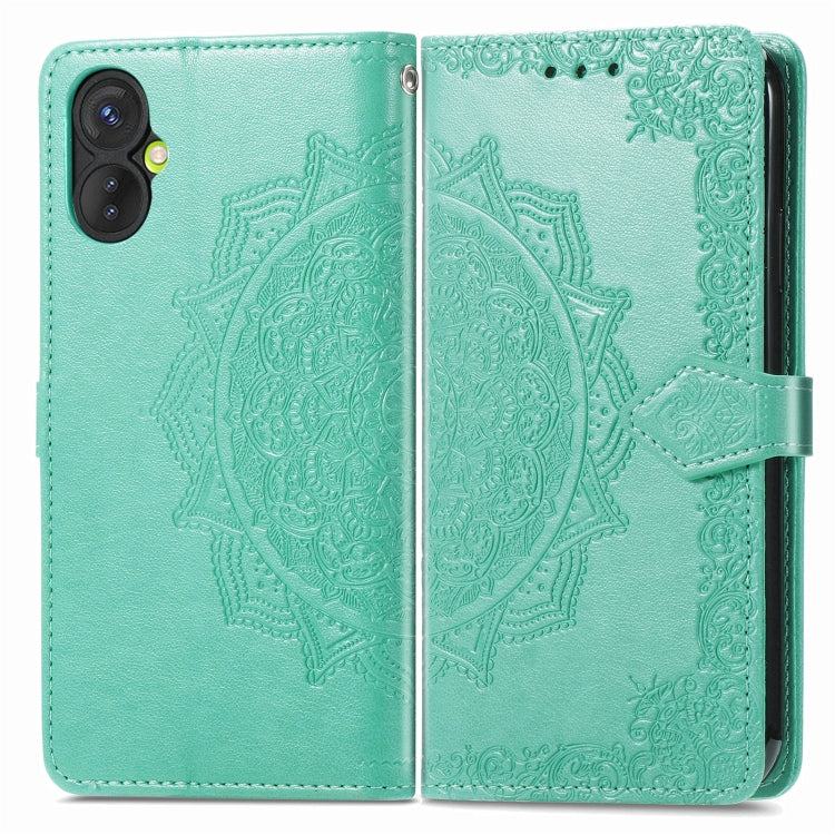 For Tecno Spark 9 Pro Mandala Flower Embossed Leather Phone Case