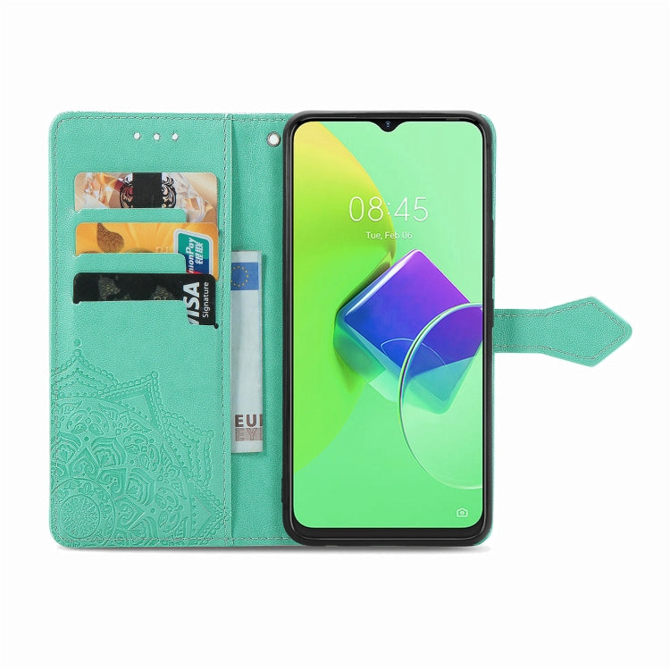 For Tecno Spark 9 Pro Mandala Flower Embossed Leather Phone Case