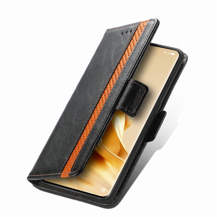For OPPO Reno9 CaseNeo Splicing Dual Magnetic Buckle Leather Phone Case