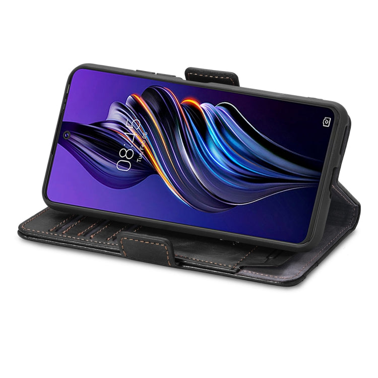 For Tecno Pova 3 CaseNeo Splicing Dual Magnetic Buckle Leather Phone Case