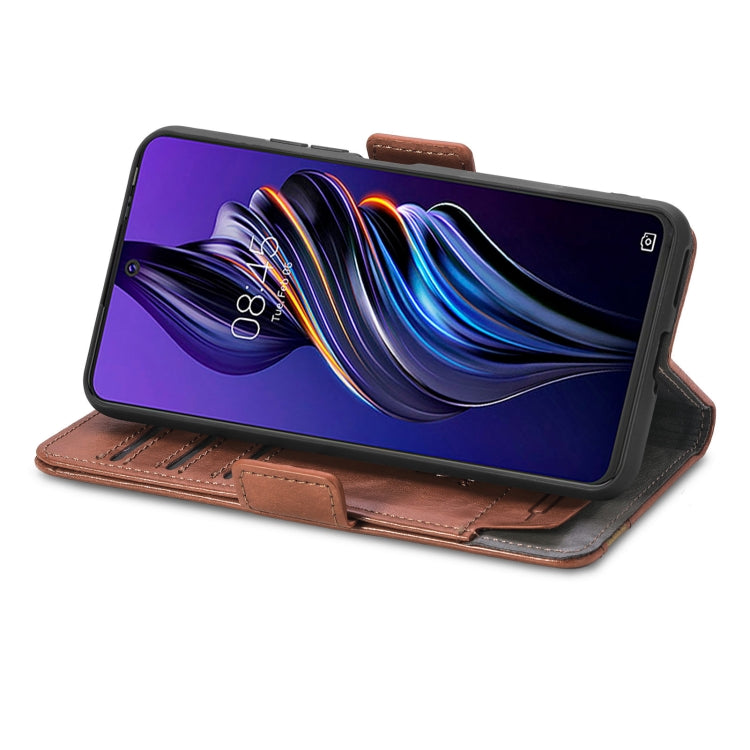 For Tecno Pova 3 CaseNeo Splicing Dual Magnetic Buckle Leather Phone Case