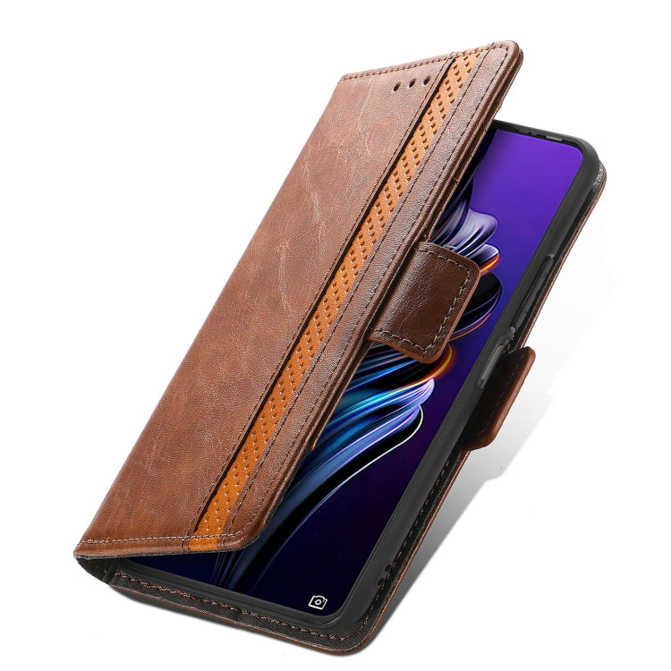 For Tecno Pova 3 CaseNeo Splicing Dual Magnetic Buckle Leather Phone Case