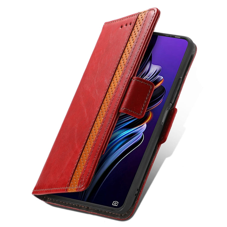 For Tecno Pova 3 CaseNeo Splicing Dual Magnetic Buckle Leather Phone Case