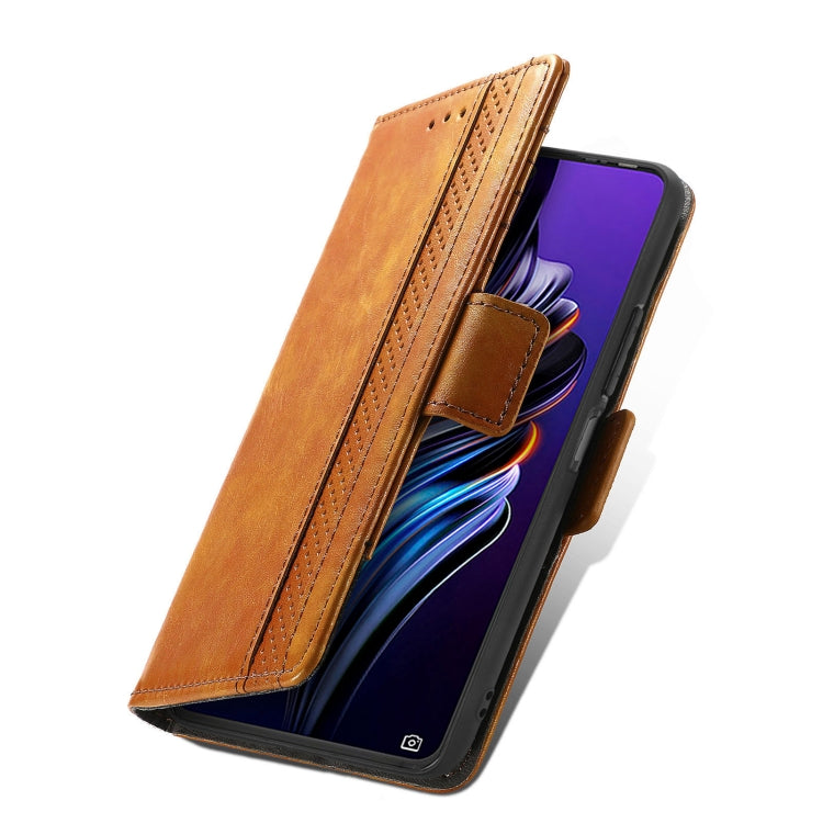 For Tecno Pova 3 CaseNeo Splicing Dual Magnetic Buckle Leather Phone Case