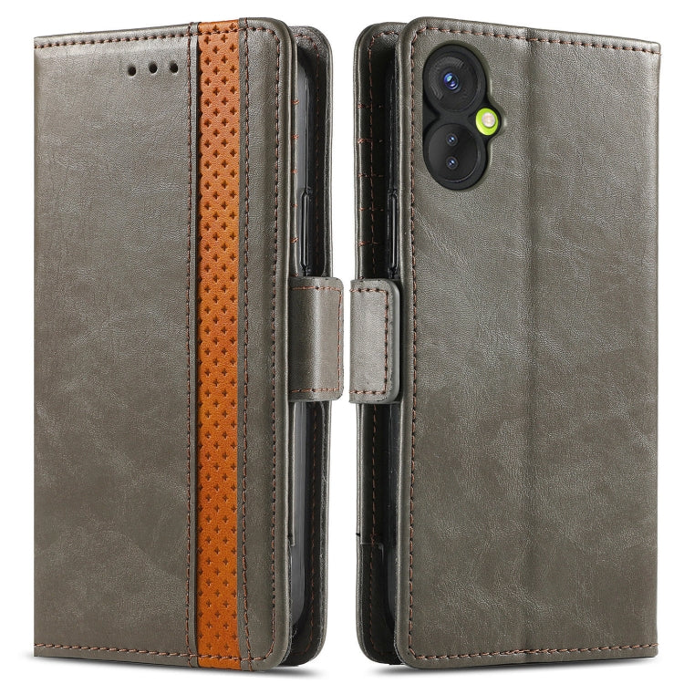 For Tecno Spark 9 Pro CaseNeo Splicing Dual Magnetic Buckle Leather Phone Case