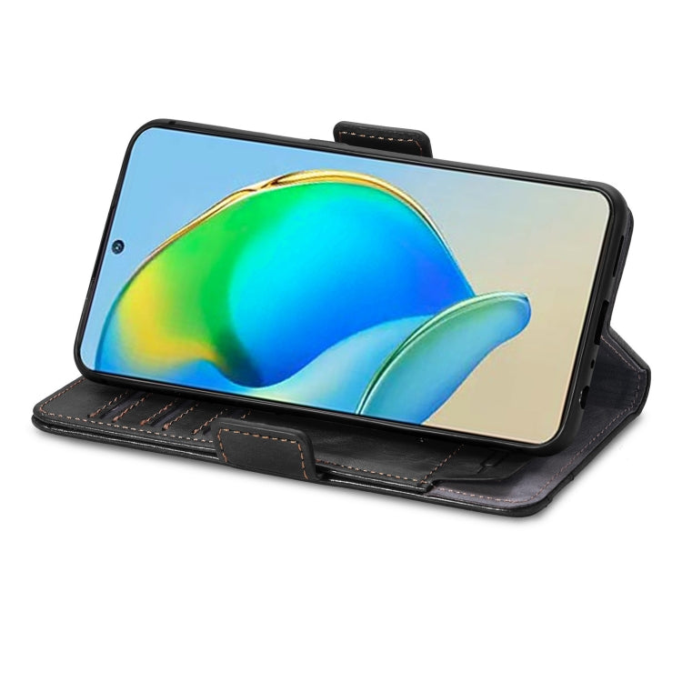 For ZTE Blade V40s CaseNeo Splicing Dual Magnetic Buckle Leather Phone Case