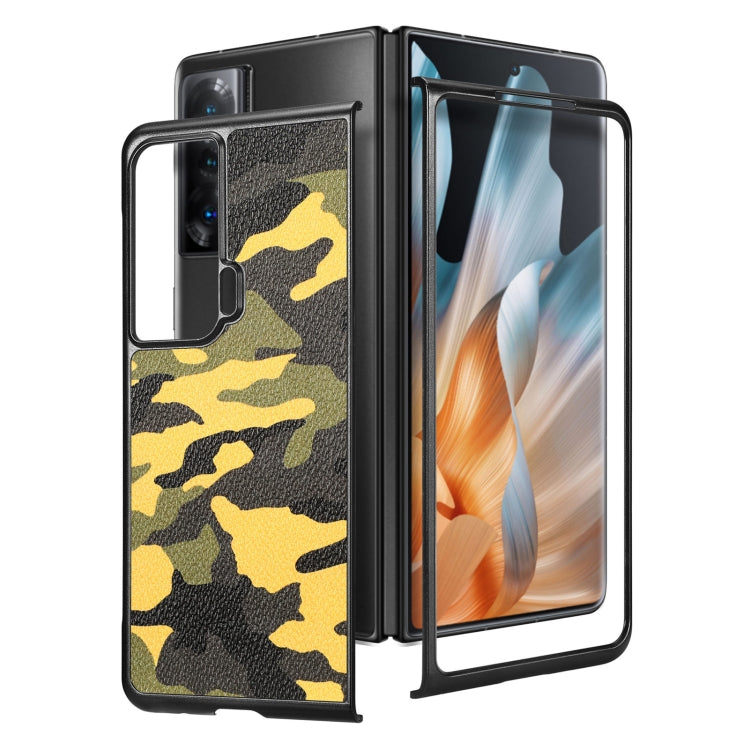For Honor Magic VS Camouflage Leather Back Cover Phone Case