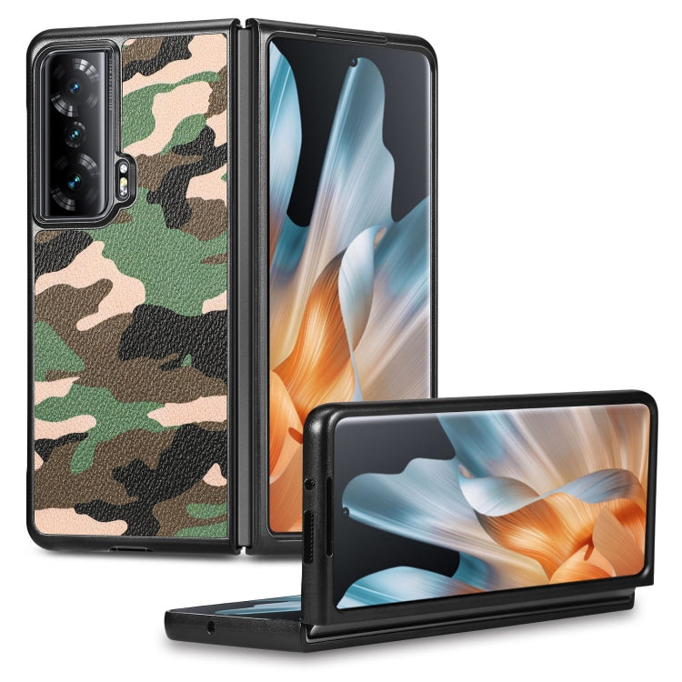 For Honor Magic VS Camouflage Leather Back Cover Phone Case