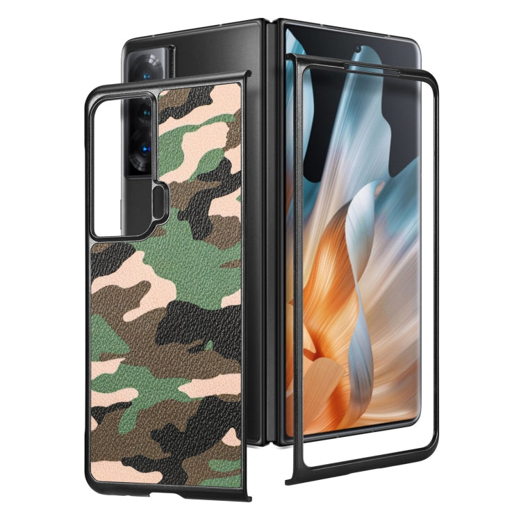 For Honor Magic VS Camouflage Leather Back Cover Phone Case