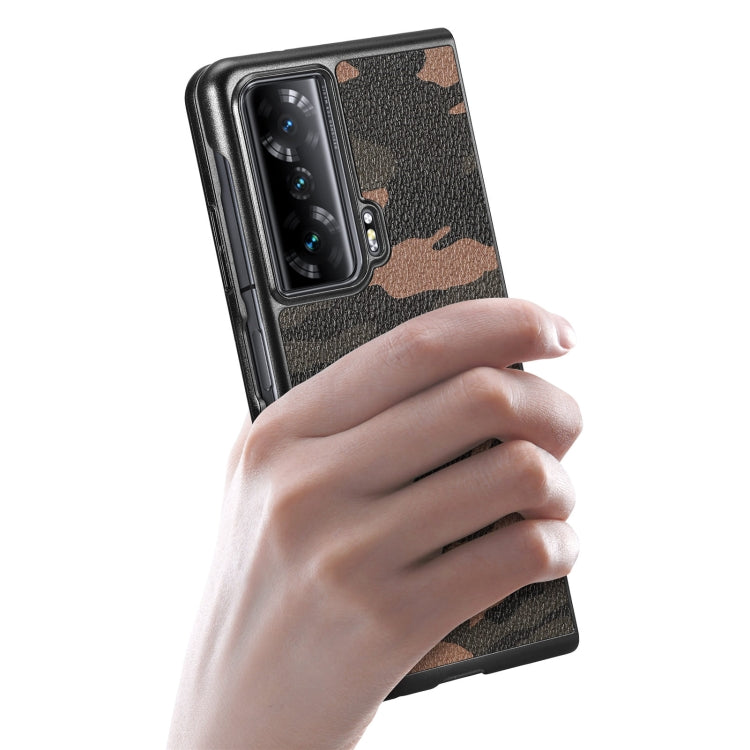 For Honor Magic VS Camouflage Leather Back Cover Phone Case