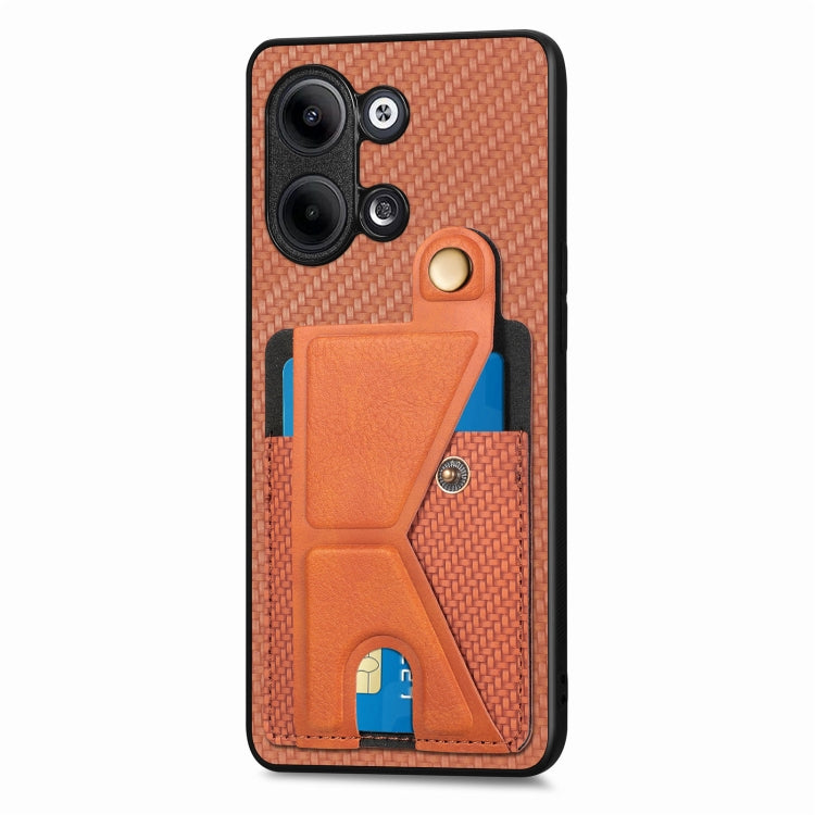 For OPPO Reno9 Carbon Fiber Wallet Flip Card Holder Phone Case