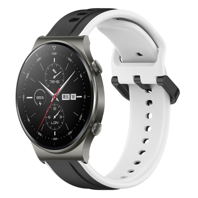 For Huawei GT2 Pro 22mm Convex Loop Two-Color Silicone Watch Band