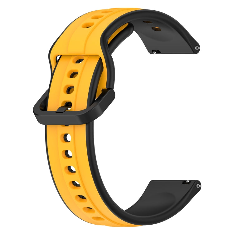 For Huawei GT2 Pro 22mm Convex Loop Two-Color Silicone Watch Band