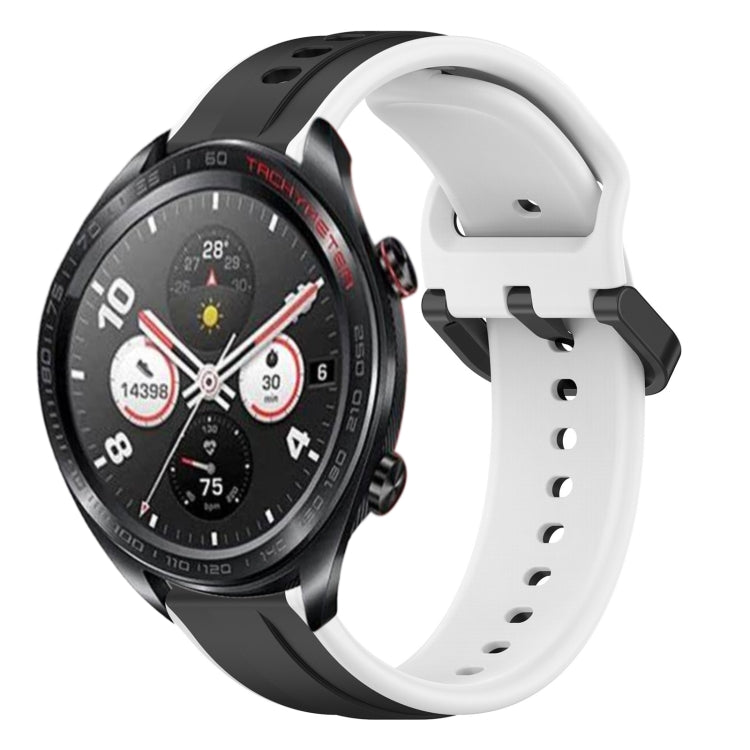 For Honor Watch Dream 22mm Convex Loop Two-Color Silicone Watch Band