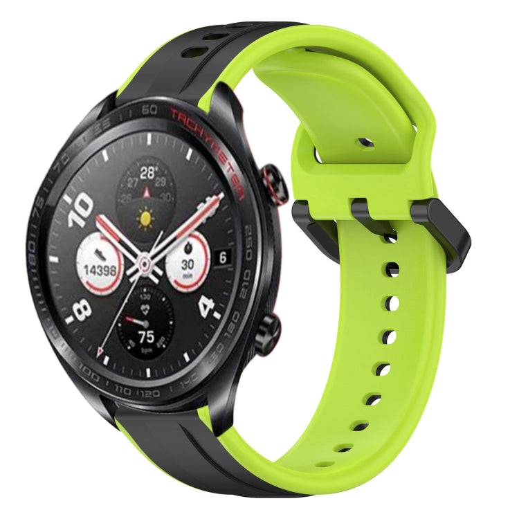 For Honor Watch Dream 22mm Convex Loop Two-Color Silicone Watch Band