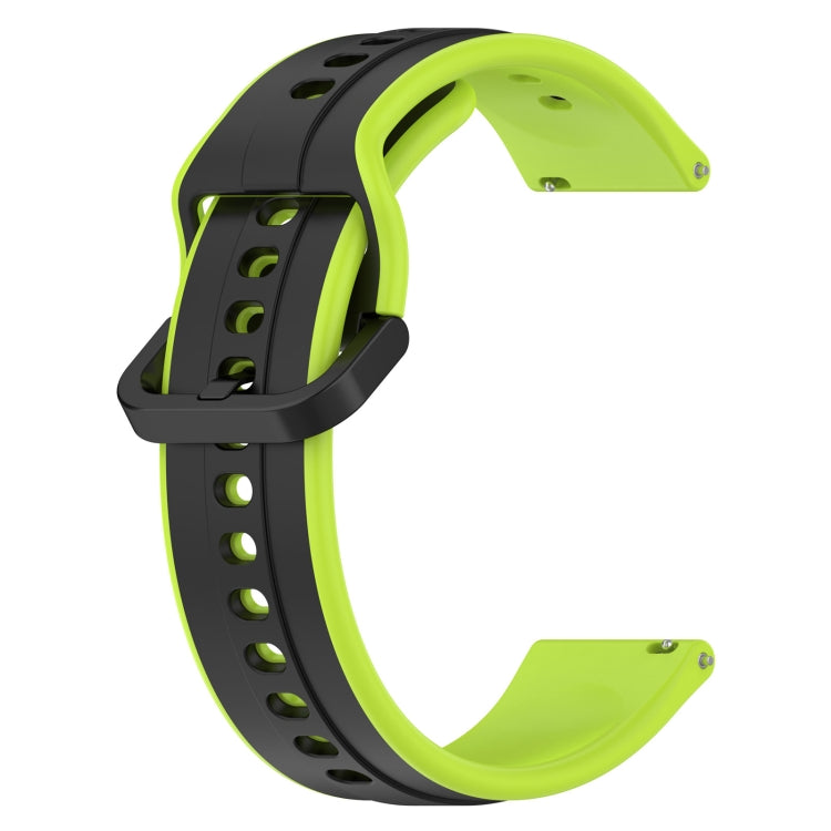 For Amazfit GTR 2 22mm Convex Loop Two-Color Silicone Watch Band