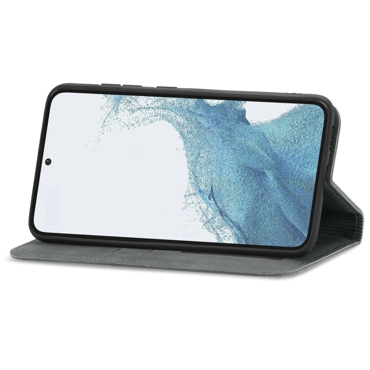 For Samsung Galaxy S23+ 5G Retro Skin Feel Magnetic Leather Phone Case