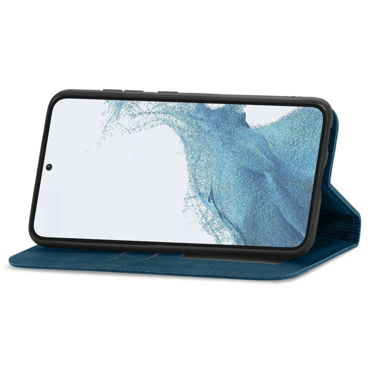 For Samsung Galaxy S23 Ultra 5G Retro Skin Feel Magnetic Leather Phone Case