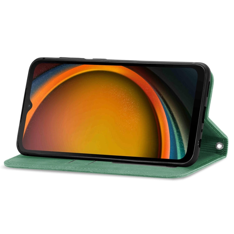 For Samsung Galaxy XCover 7 Retro Skin Feel Magnetic Leather Phone Case
