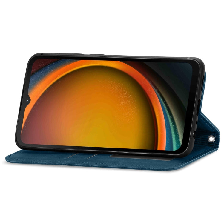 For Samsung Galaxy XCover 7 Retro Skin Feel Magnetic Leather Phone Case