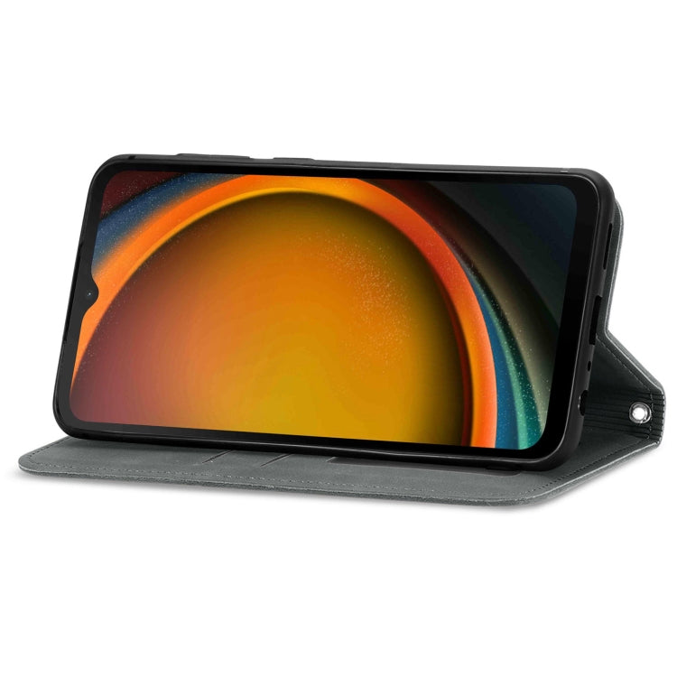 For Samsung Galaxy XCover 7 Retro Skin Feel Magnetic Leather Phone Case