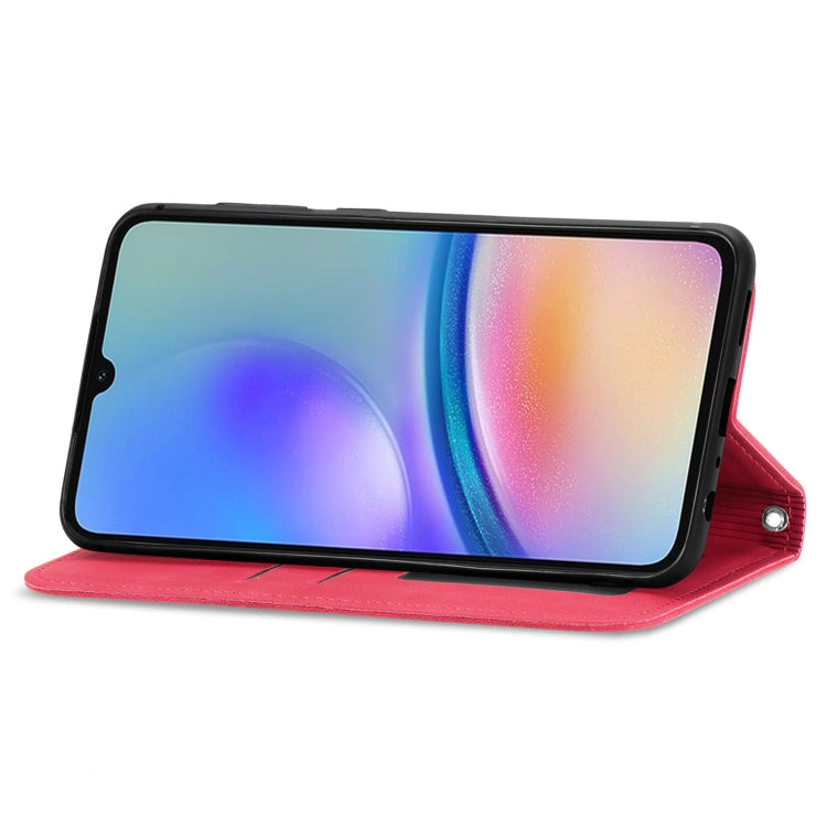 For Samsung Galaxy A05s 4G Retro Skin Feel Magnetic Leather Phone Case