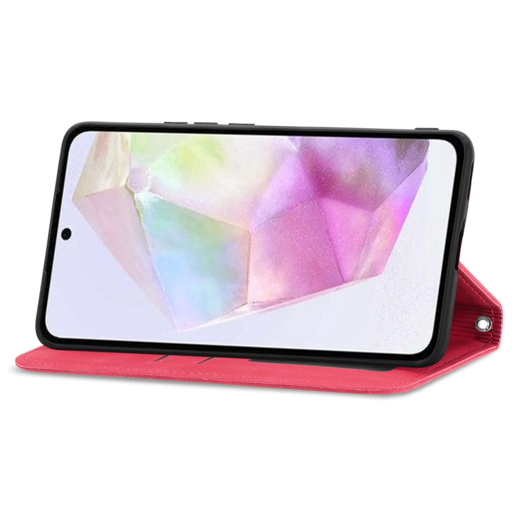 For Samsung Galaxy A35 5G Retro Skin Feel Magnetic Leather Phone Case