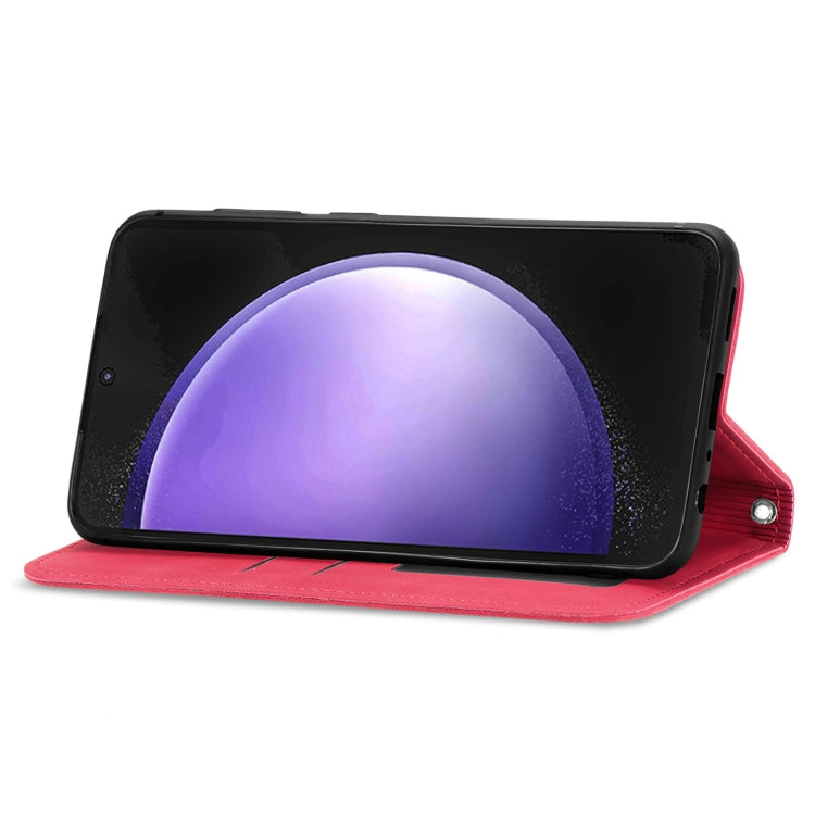 For Samsung Galaxy S23 FE 5G Retro Skin Feel Magnetic Leather Phone Case
