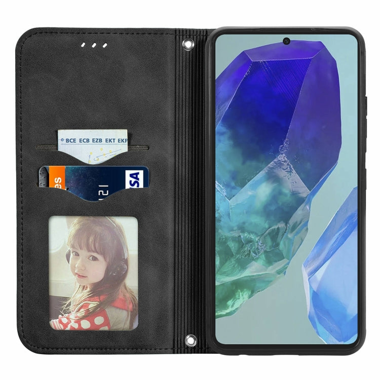 For Samsung Galaxy A16 Retro Skin Feel Magnetic Leather Phone Case
