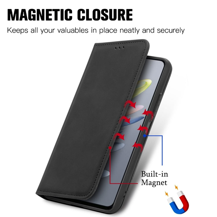 For Samsung Galaxy M35 Retro Skin Feel Magnetic Leather Phone Case