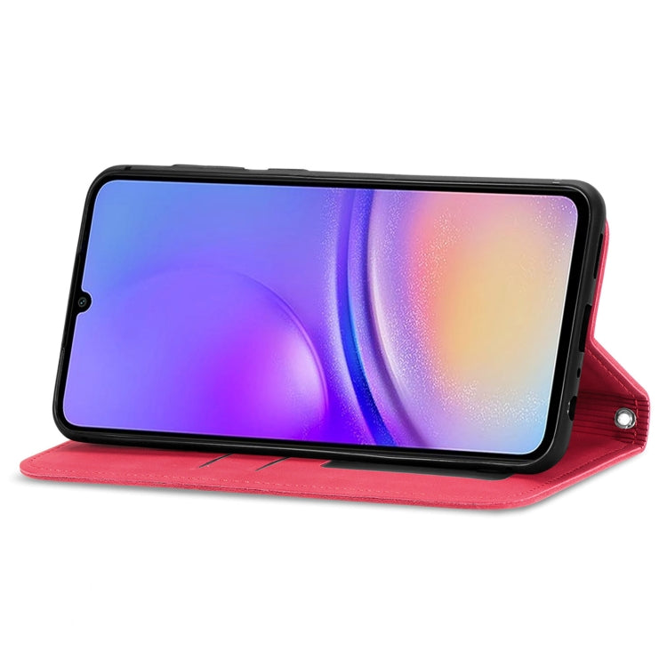 For Samsung Galaxy A06 Retro Skin Feel Magnetic Leather Phone Case